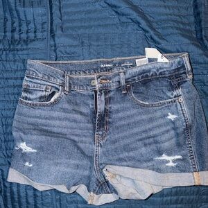 Old Navy Women's Distressed Blue Jean Shorts